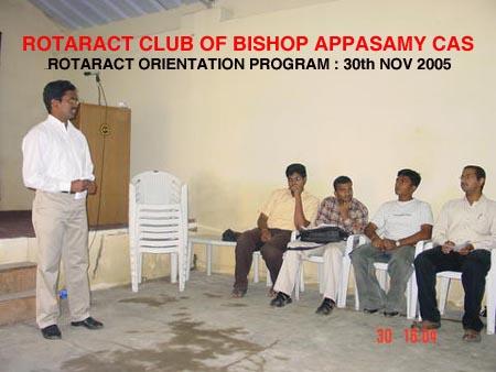 ONE OF THE JT. ORIENTATION PROGRAMME